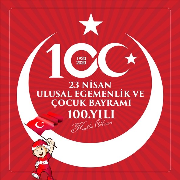 23 Nisan 100. Yıl Bayrak